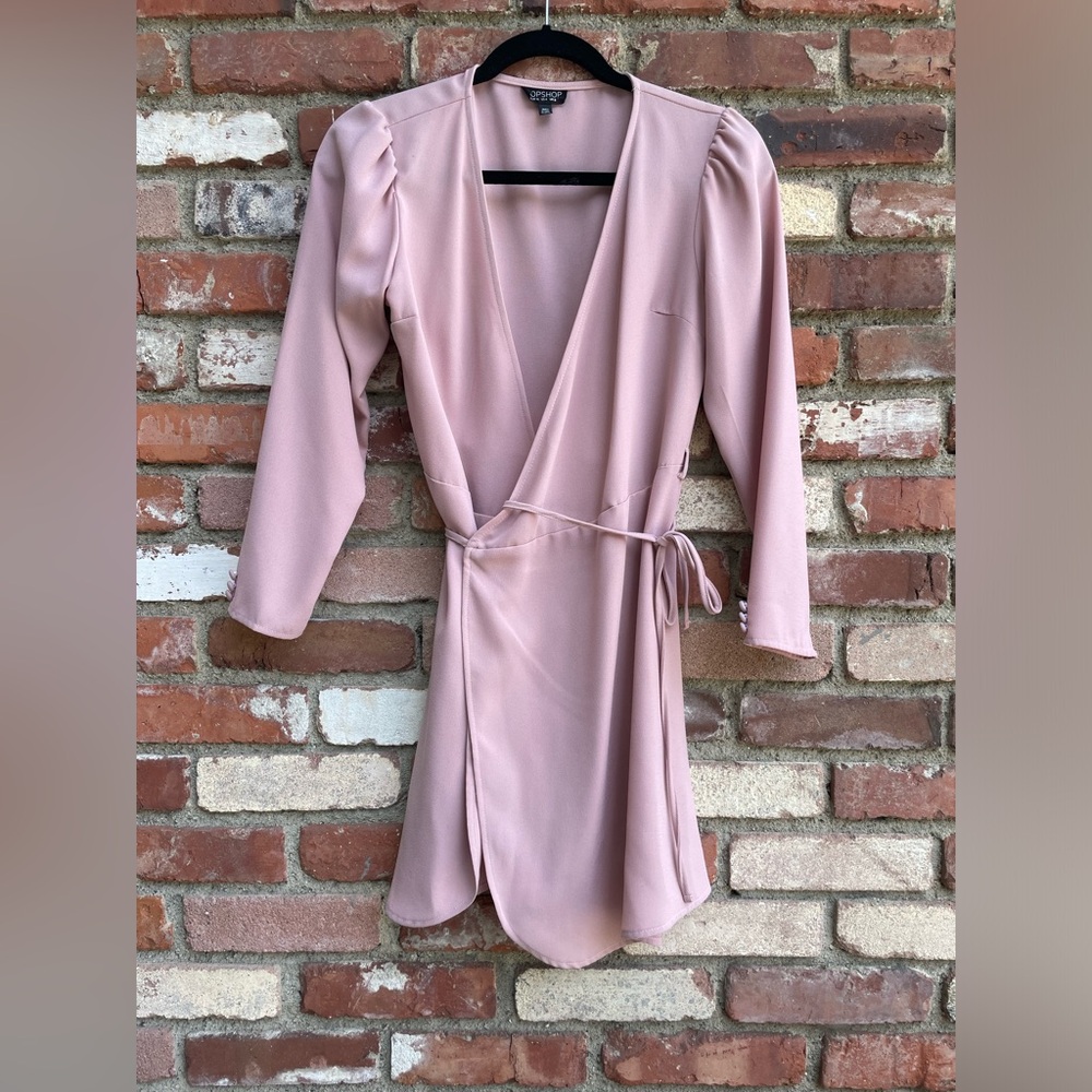 Topshop blush robe top